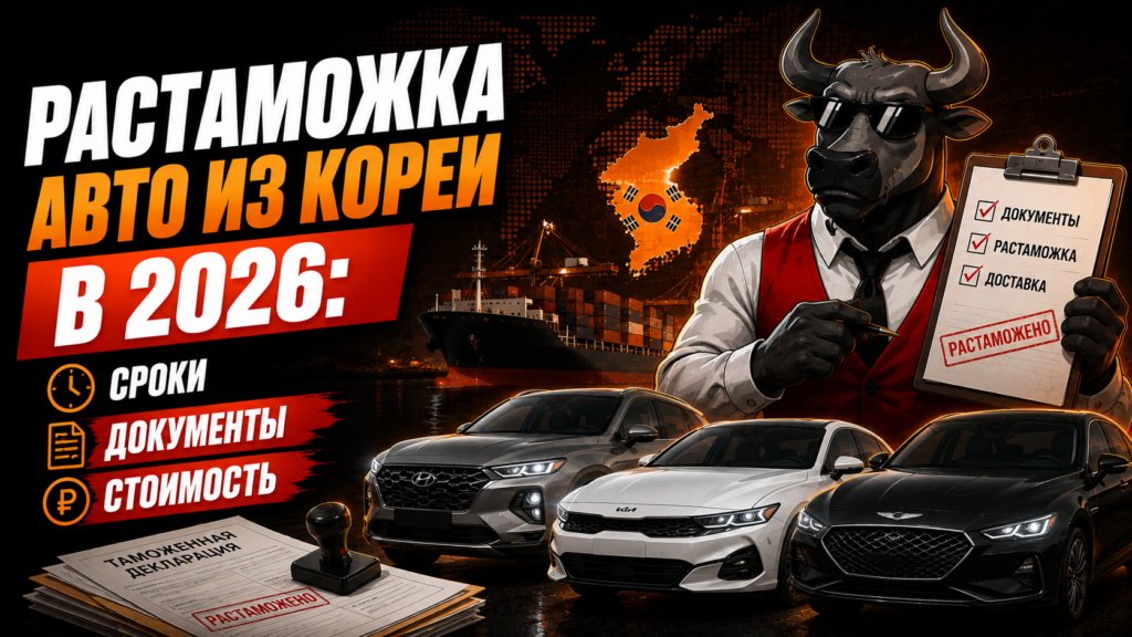 Растаможка авто из кореи в 2026