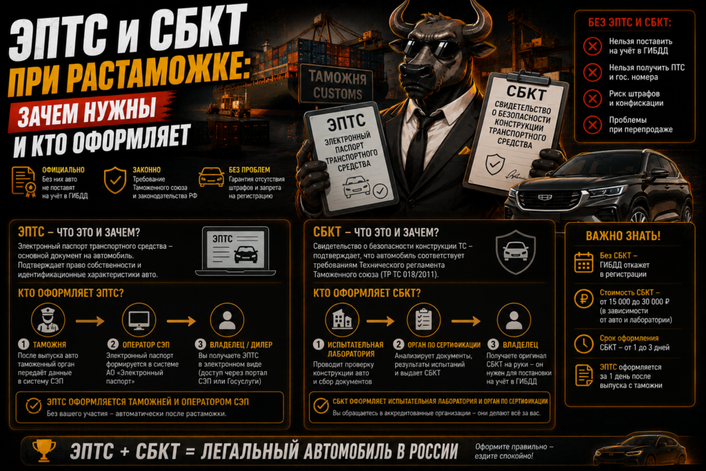 Эптс и сбкт при растаможке зачем нужны и кто оформляет